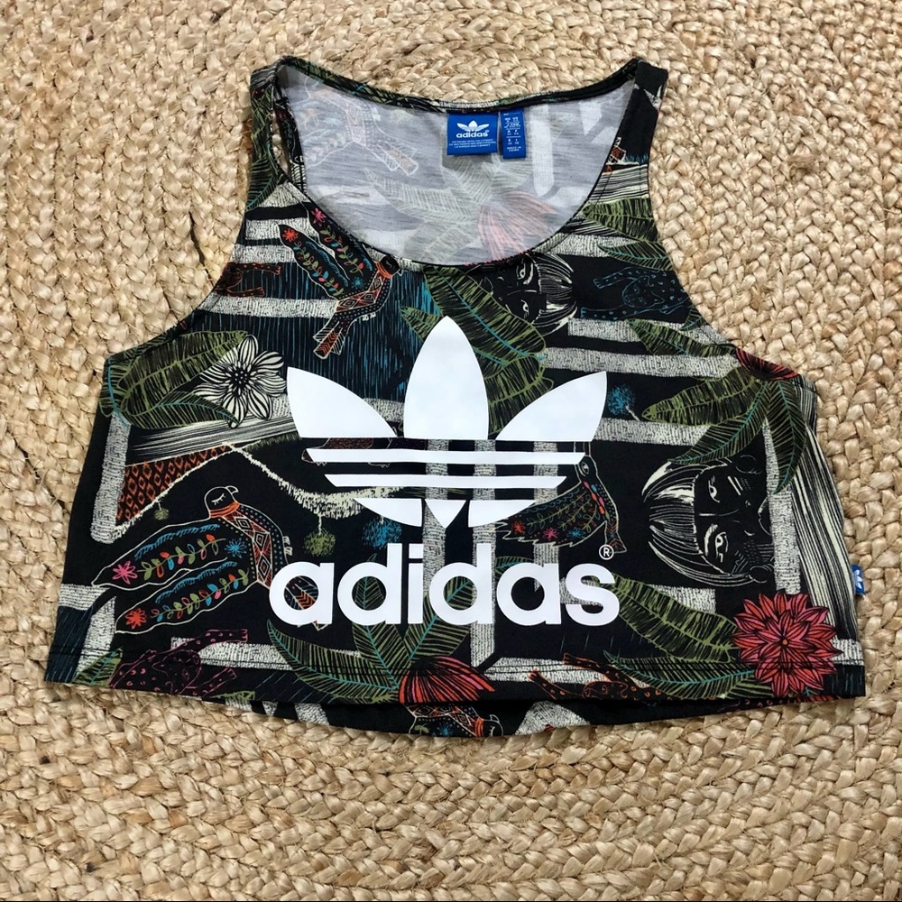 Adidas farm crop top tank XS Mayan - Picture 3 of 8